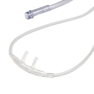 Nasal Cannula Adult Curved Prong / NonFlared Tip 7 Foot O2 Line