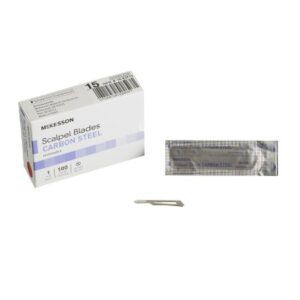 Surgical Blade McKesson Brand Carbon Steel No. 15 Sterile