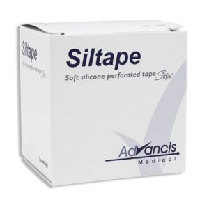 Medical Tape Siltape White 3/4 Inch X 3 Yard Silicone NonSterile