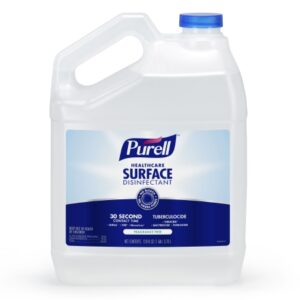 Surface Disinfectant Cleaner Purell Alcohol Based Manual Pour Liquid 1 gal. Jug Unscented NonSterile