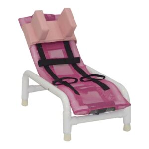 Shower Chair MJM International PVC Frame Reclining Backrest 130 lbs. Weight Capacity