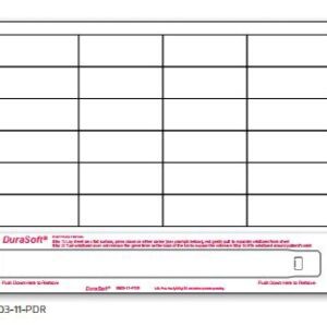 Identification Wristband with Extender DuraSoft Laser Print Adhesive Closure Without Legend