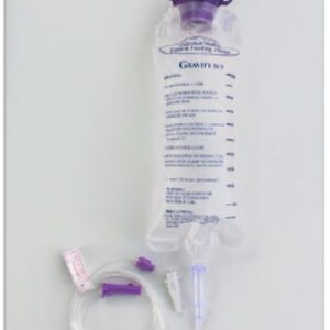 Gravity Feeding Bag Set with ENFIT Connector and Transitional Adapter Generica 1000 mL