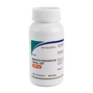 Metformin HCl 1,000 mg Tablet 100 Tablets