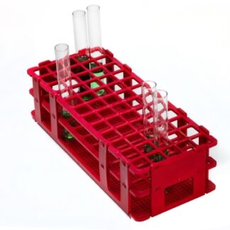 Test Tube Rack No-Wire 60 Place 16 mm Tube Size Red