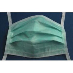 Surgical Mask Cardinal Health Anti-fog Adhesive ASTM Level 1 Tie Closure One Size Fits Most