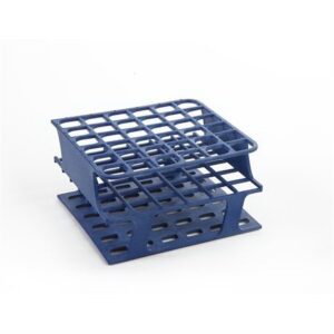Half Size / Freezer Test Tube Rack 36 Place 16 mm Tube Size Blue 2-3/4 X 5 X 5 Inch