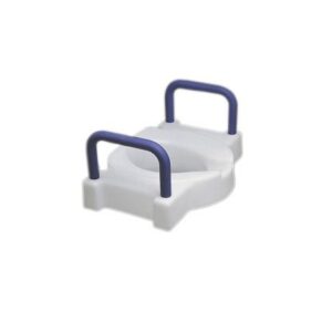 Raised Toilet Seat with Arms 4 Inch Height Standard / Elongated Without Stated Weight Capacity