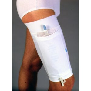 Leg Bag Holder Urocare Medium, Upper Thigh: 22.75 Inch Diameter, Lower Thigh: 18.75 Inch Diameter, Can hold up to a 26 fl. oz. leg bag, Non-Sterile
