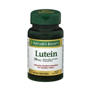 Eye Vitamin Supplement Nature’s Bounty Lutein 20 mg Strength Softgel 40 per Bottle