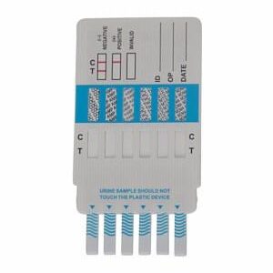 Drugs of Abuse Test Kit AMP, COC, mAMP/MET, OPI, THC 25 Tests CLIA Non-Waived