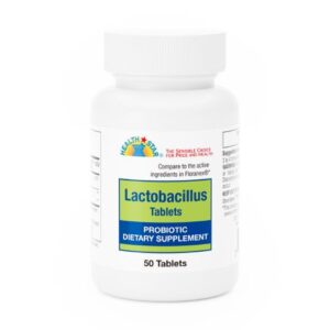 Probiotic Dietary Supplement HEALTHSTAR 50 per Bottle Tablet