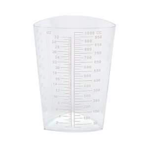 Graduated Beaker Oakridge Products Pathology Container Polypropylene 1,000 mL (32 oz.)