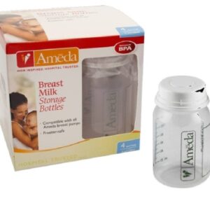 Breast Milk Storage Bottle Ameda 4 oz. Polypropylene