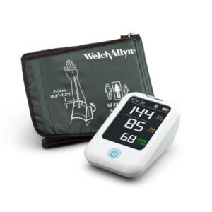 Home Automatic Digital Blood Pressure Monitor Welch Allyn Home Wide Range Nylon Cuff 22 – 42 cm Desk Model
