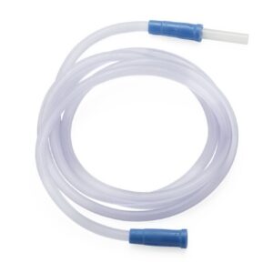 Suction Tubing Clear 3/16 Inch I.D. 6 Foot Length Non-Conductive PVC Sterile