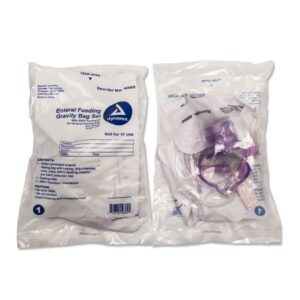 Gravity Feeding Bag Set with ENFit Connector Dynarex 1200 mL
