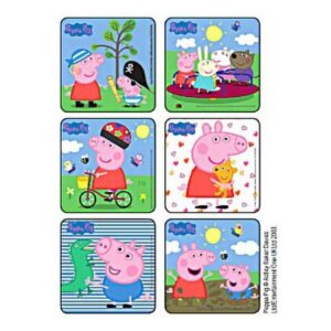 Kids Love Stickers 75 per Roll Peppa Pig Sticker 2-1/2 Inch