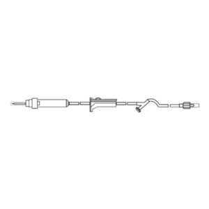 Primary IV Administration Set MedSource Gravity 1 Port 10 Drops / mL Drip Rate Without Filter 72 Inch Tubing Solution Without Flow Regulator