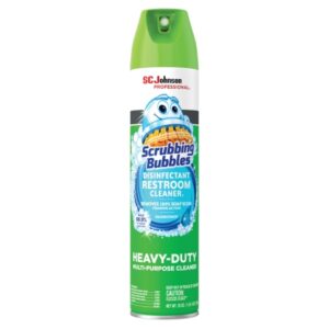 Surface Disinfectant Cleaner Scrubbing Bubbles Acid Based Aerosol Spray Foaming 25 oz. Can Rain Shower Scent NonSterile