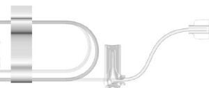 Subcutaneous Infusion Set Sub-Q 27 Gauge 9 mm 36 Inch Tubing Without Port