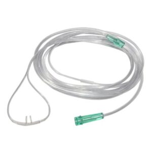 Nasal Cannula Pediatric Curved Prong / NonFlared Tip 7 Foot O2 Line