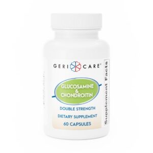 Joint Health Supplement Geri-Care Glucosamine / Chondroitin 500 mg – 400 mg Strength Capsule 60 per Box