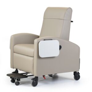 Recliner Inverness 24 Hour Treatment Burgundy 5 Inch Front Fixed Locking, 5 Inch Rear Swivel Locking
