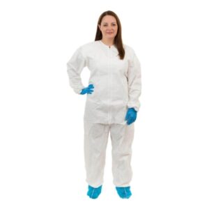 Cleanroom Coverall GammaGuard CE 2X-Large White Disposable Sterile