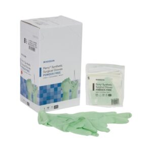Surgical Glove McKesson Perry Performance Plus Size 8.5 Sterile Polyisoprene Standard Cuff Length Smooth Green Chemo Tested