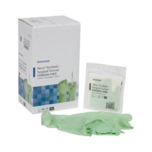 Surgical Glove McKesson Perry Performance Plus Size 9 Sterile Polyisoprene Standard Cuff Length Smooth Green Chemo Tested