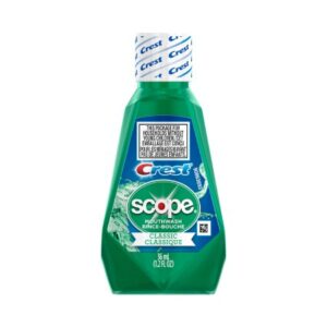 Mouthwash Crest Scope Classic 1.2 oz. Original Mint Flavor