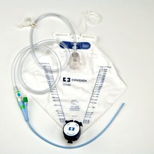 Indwelling Catheter Tray Dover Foley 18 Fr. 5 cc Balloon Silicone