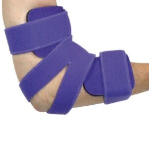 Elbow Orthosis Comfyprene Adult Adjustable Left or Right Elbow Navy Blue