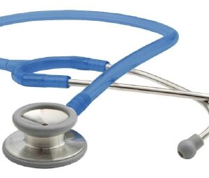 Clinician Stethoscope Adscope 603 Blue 1-Tube 22 Inch Tube Double Sided Chestpiece