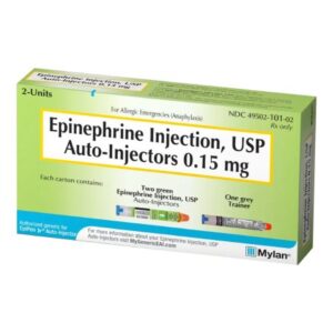 Epinephrine 0.15 mg (1:2000) Injection 0.3 mL