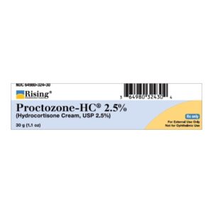 Proctozone-HC Hydrocortisone 2.5% Cream 30 Gram