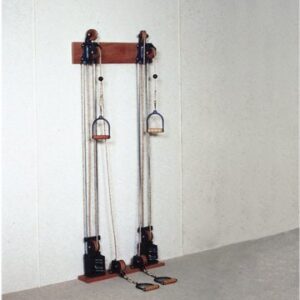Chest Weight Pulley System Single Handle (Mid), Two Towers 8 X 9 X 27 Inch
