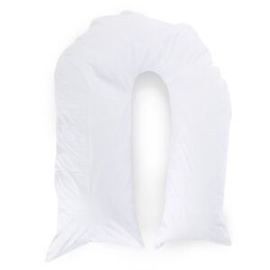 Body Pillow 6 X 43 X 51 Inch White Reusable