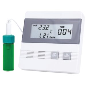 Digital Thermometer Traceable Fahrenheit / Celsius -40 degree to 176 degreeF (-40 degree to 80 degreeC) External Probe Multiple Mounting Options Battery Operated