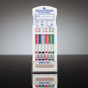 Drugs of Abuse Test Kit Instant-view AMP, BAR, BZO, COC, mAMP/MET, MDMA, MOP300, MTD, PCP, PPX, TCA, THC 20 Tests CLIA Non-Waived