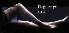 Anti-embolism Stocking Lifespan Thigh High Medium / Short White Inspection Toe