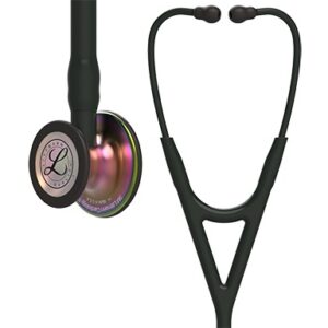 Cardiology Stethoscope 3M Littmann Cardiology IV Black 1-Tube 27 Inch Tube Convertible Chestpiece