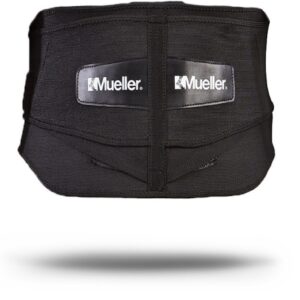 Back Brace Mueller One Size Fits Most Hook and Loop Closure 28 to 50 Inch Waist Circumference Adult