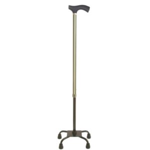 Large Base Quad Cane Switch Sticks Aluminum 27 to 36 Inch Height Huntington Print