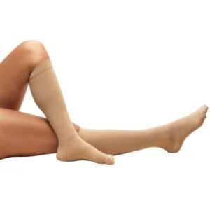 Anti-embolism Stocking Truform Knee High 2X-Large Beige Closed Toe