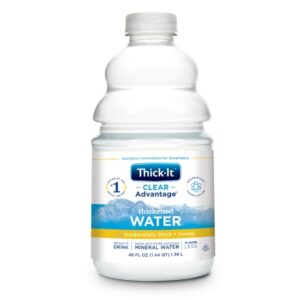 Thickened Water Thick-It Clear Advantage 46 oz. Bottle Unflavored Liquid IDDSI Level 3 Moderately Thick/Liquidized