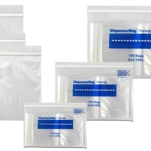 Reclosable Bag Reloc-Zippit 13 X 18 Inch LDPE Clear Zipper Closure