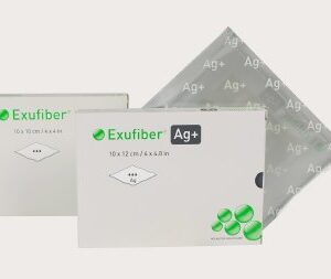 Silver Gelling Fiber Dressing Exufiber Ag+ 6 X 6 Inch Square Sterile