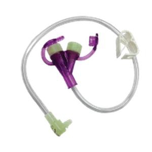 Right Angle Dual ENFit Y-Port Feed Set micro G-JET 24 Inch, Sterile